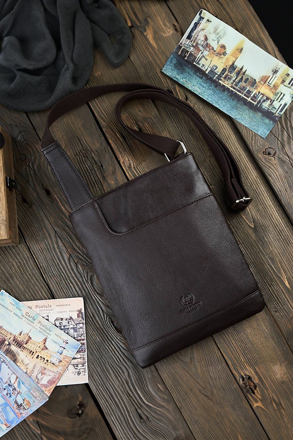  Naturledertasche model 191539 Galanter 